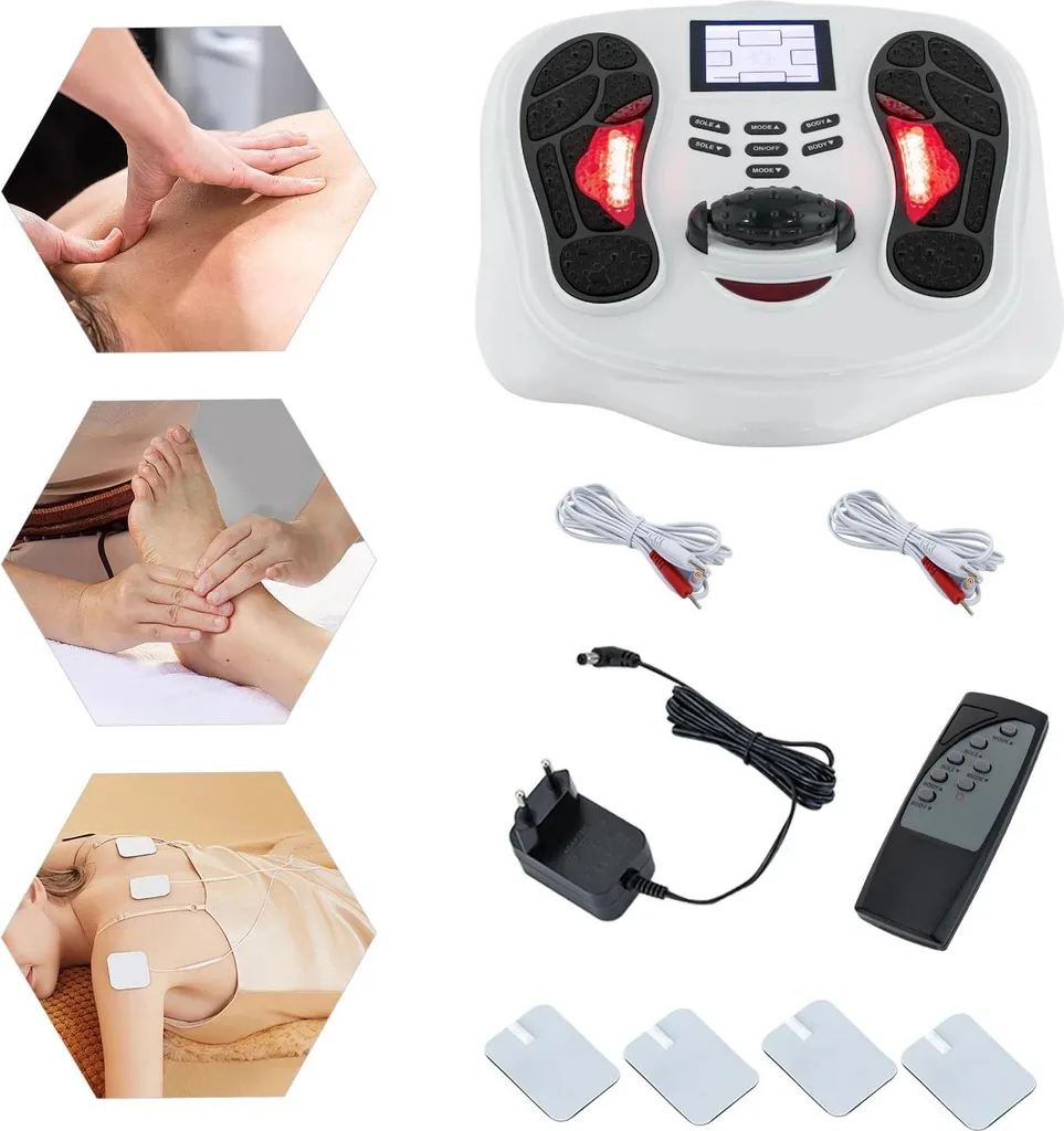 Simulateur de circulation sanguine - Appareil de massage pieds Blanc - 4