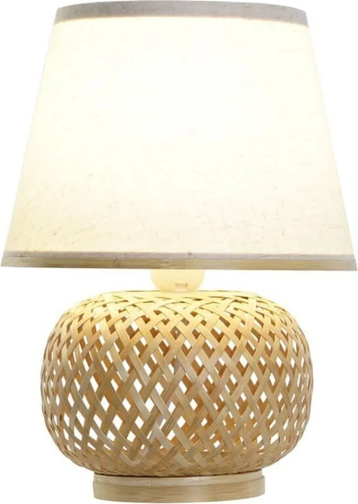 Lampe de chevet bambou pour chambre déco bohème et ambiance relax