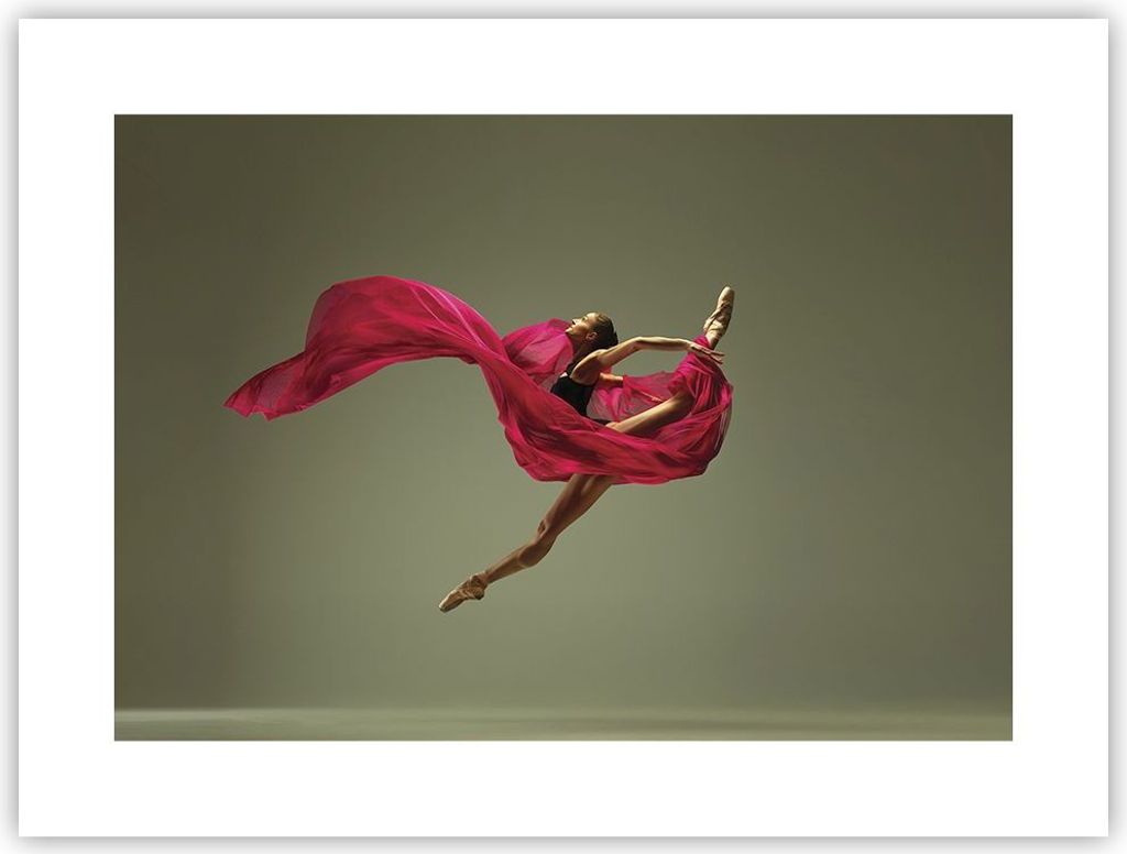 Poster - Poster ohne Rahmen - Tänzer Ballett Künstler - 40x30 cm - Wand Bild - Wanddeko - Wandbilder - Kunstposter - Wandposter - Bilder - Kunstd...