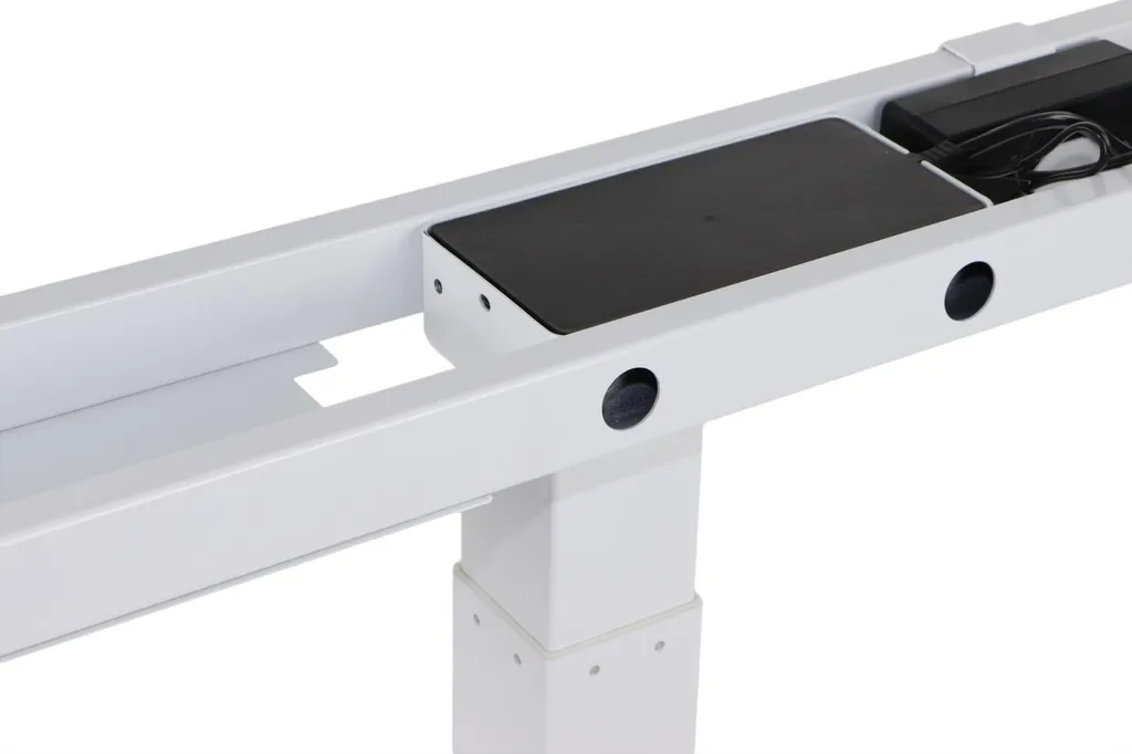 Piètement de bureau électrique PRATO 05-2T réglable blanc à 2 segments - 5