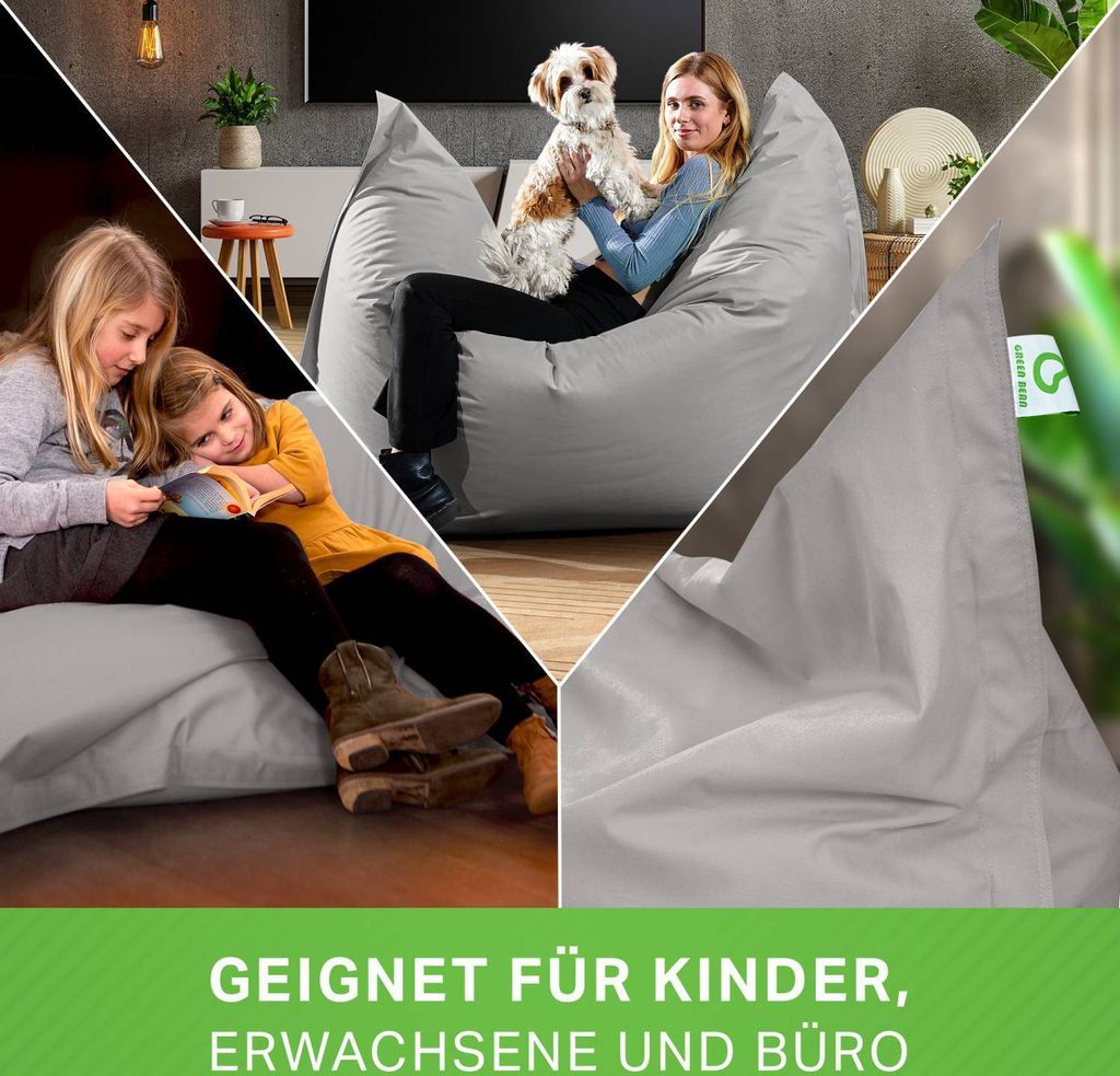 Luxus Green Bean Sitzsack Xxl Ebenbild