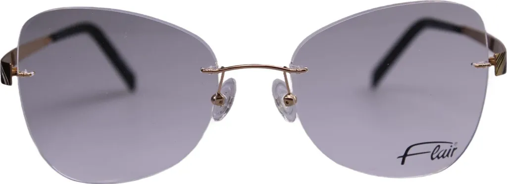 Monture de Lunettes Discrète Flair 5066 100 Idéale pour Verres Fins