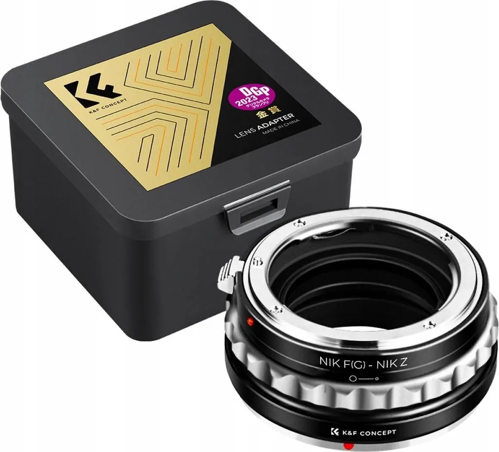 Bague Nikon G vers Nikon Z Haute Précision avec Contrôle du Diaphragme