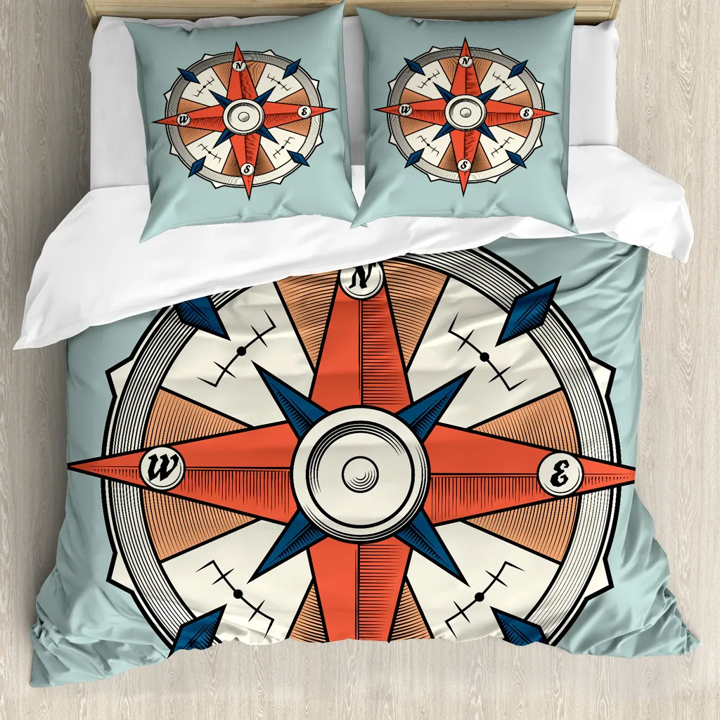 Dormi tra le stelle con il Copripiumino ABAKUHAUS Compass 200x200 - 1