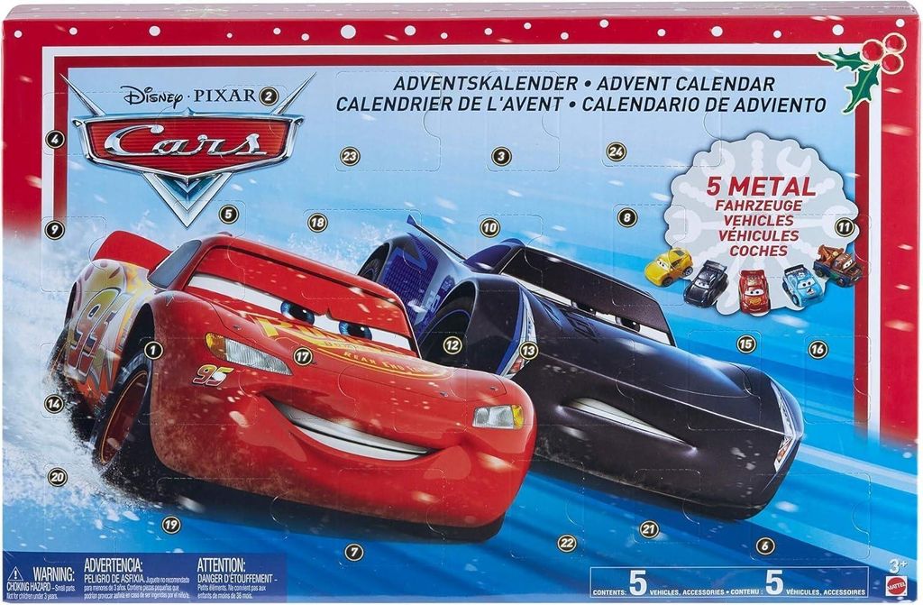 Adventní kalendář Cars 3 Obrázek produktu 