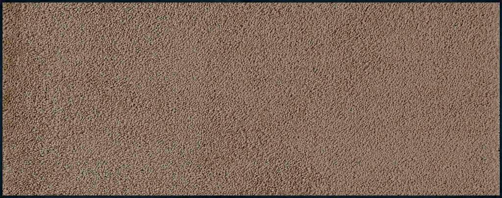 wash+dry Taupe, Dekorative Fußmatte, Drinnen, Rechteckig, Graubraun, Einfarbig, 750 mm