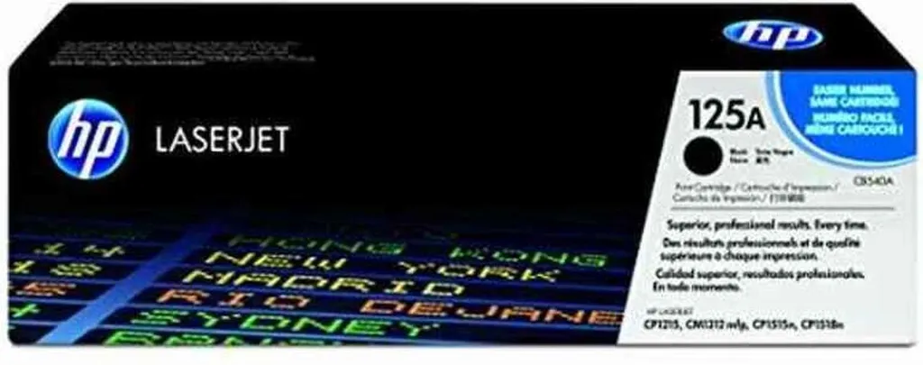 Toner HP 125A Noir CB540A idéal pour vos documents de bureau durables