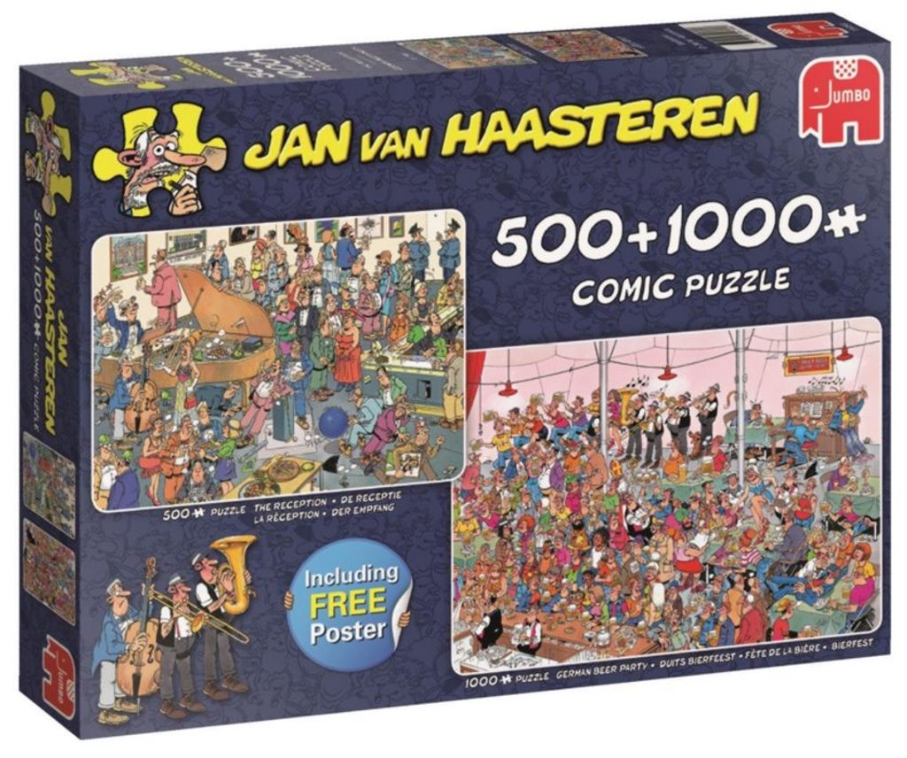Jan van Haasteren Let's Party! 500&1000 Teile, 500 Produktbild 
