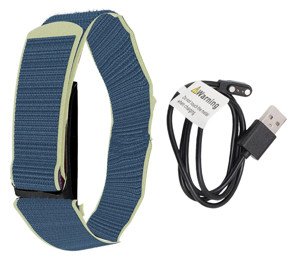 Bracelet Connecté Sport avec Suivi du Sommeil et 127 Modes - Bleu Azur
