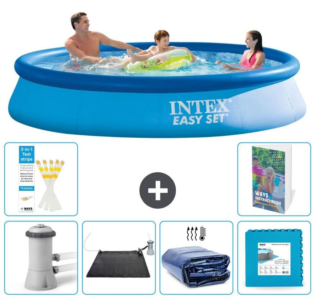 Easy Set Pool Rund - 366x76 cm - 7-teilig S340
