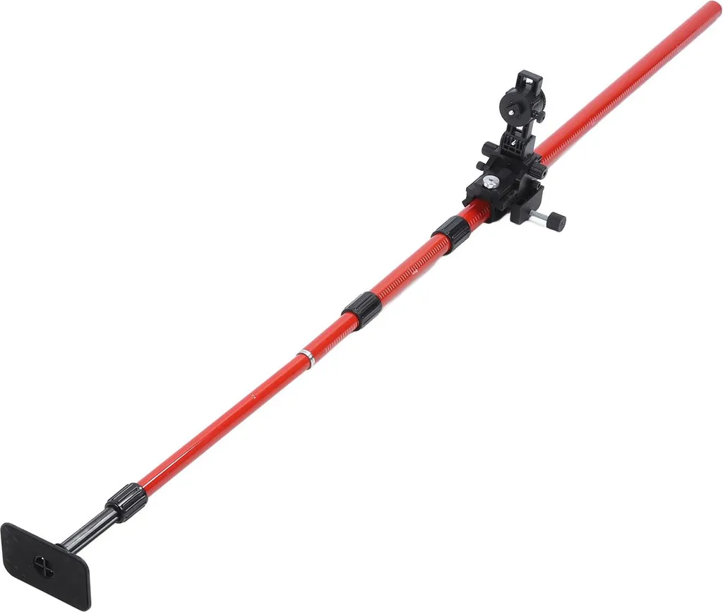 Jalon 4m ajustable en aluminium télescopique ultra léger et pivotant