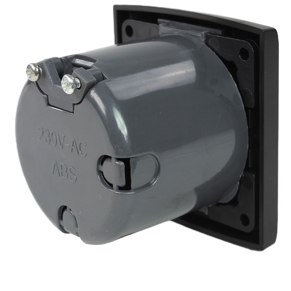 C-Line Presto Inprojal CBE enkel afdekframe voor stopcontact, schakelaar, camper, caravan, boot, chroom