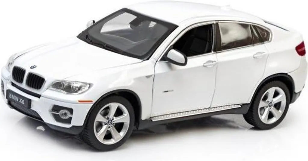 Voiture Miniature BMW X6 Blanche 1/24 - Réplique Fidèle Référence 41500