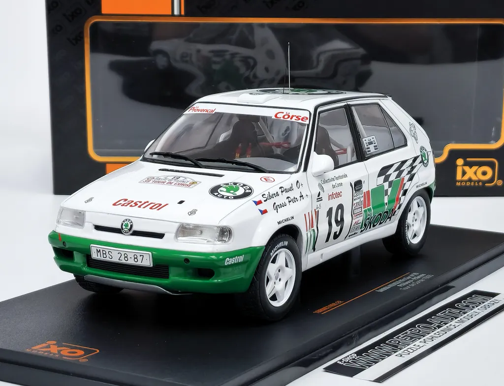 Voiture Miniature Skoda Felicia Kit Car 1/18 Rallye Tour de Corse 1995