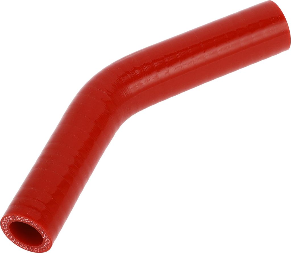 1 Stk. 19mm/0,75"-22mm/0,87" ID 102mm/4,02" Länge 45 Grad Roter Autosilikonschlauch Kühlmittelschlauch Universal.