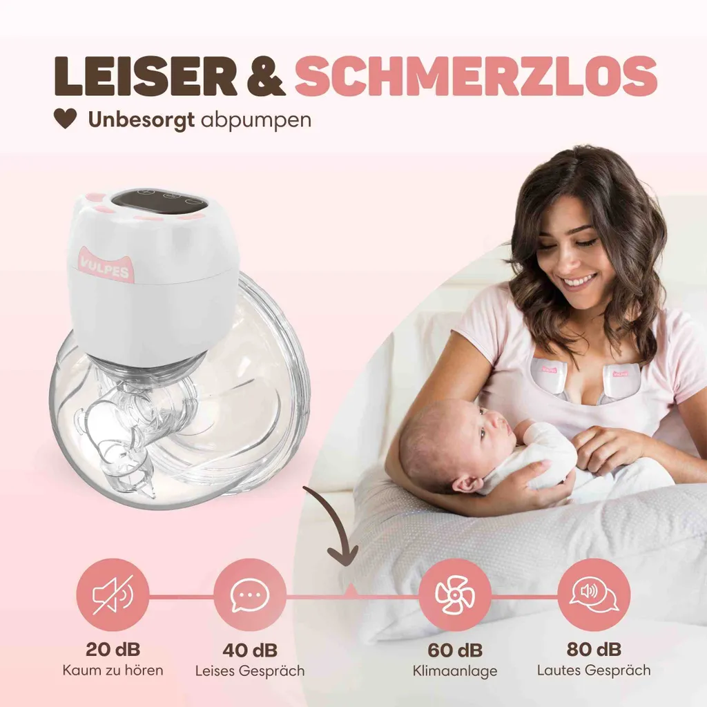 Tire-lait Électrique sans Douleur avec 4 Tailles de Brides Ajustables - 6