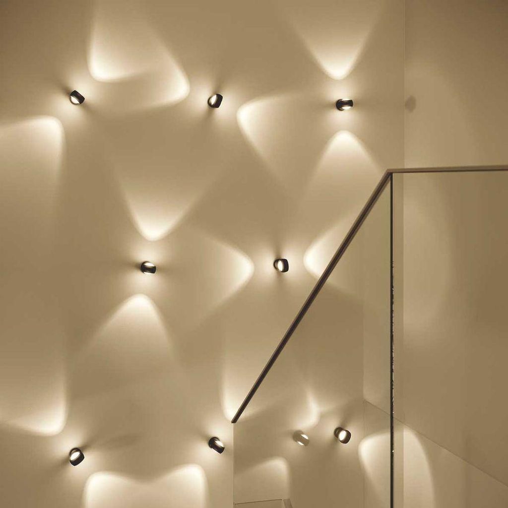 s.luce Beam Wandleuchte runde Basis Wandlampe Flurleuchte Flurlampe Drehbar