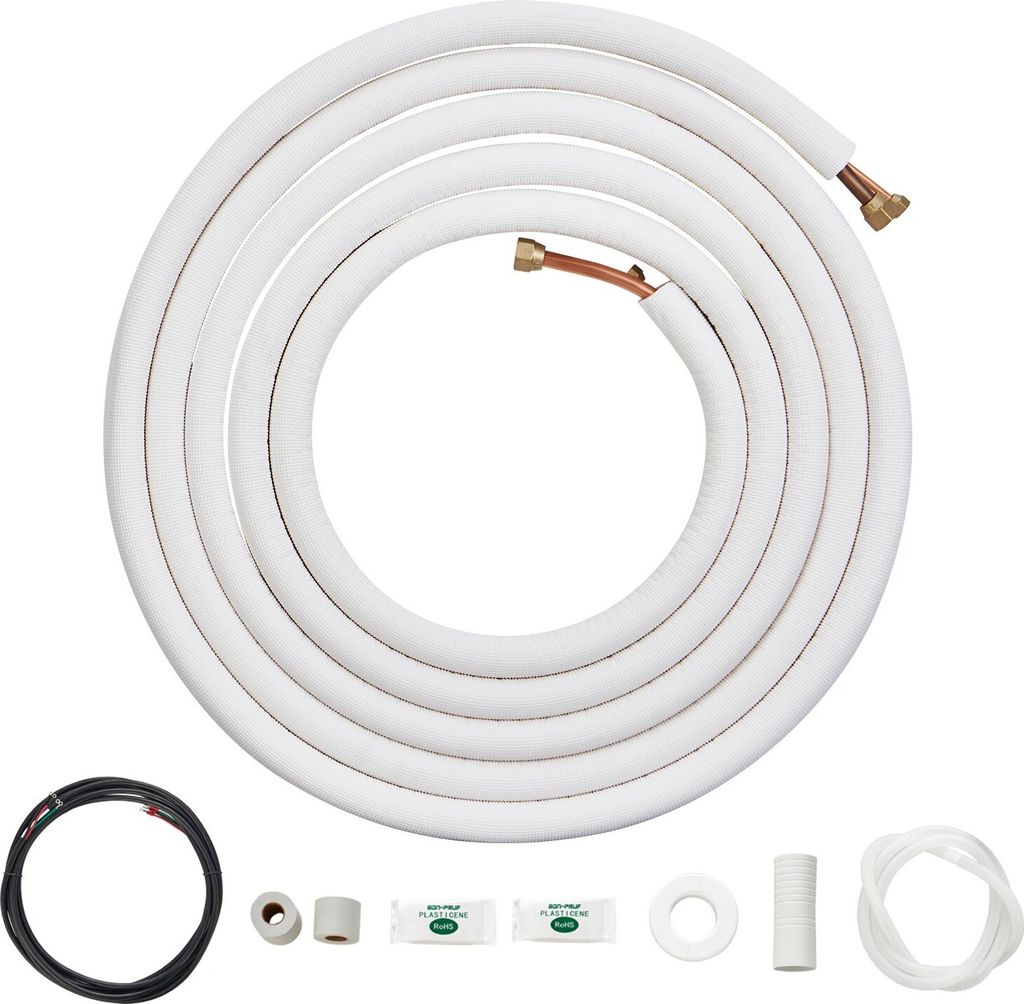 Mini Split Line Set 7620mm Kupferrohr AC Anschlusskabel 6,4x12,7mm