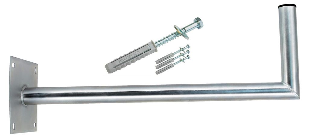 PremiumX 70-75cm Wandhalter Stahl verzinkt SAT Produktbild 