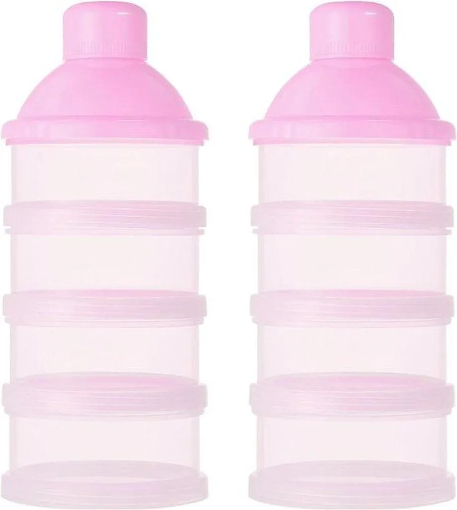 Distributeur lait bébé sans BPA anti-gaspillage 4 niveaux - Lot 2