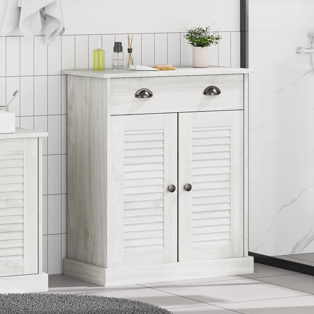 Maison Exclusive - Badezimmerschrank VIGO Weiß und Antikweiß 68 x 34 x 80 cm