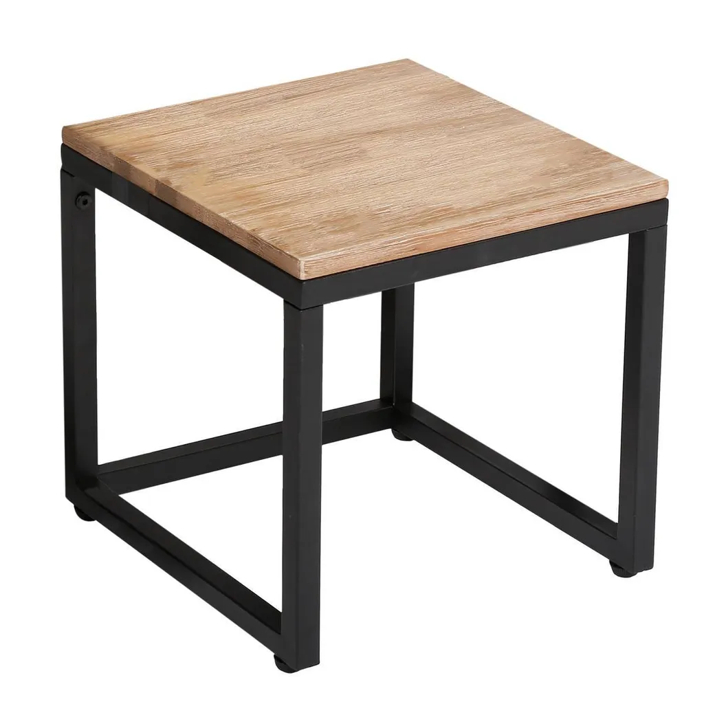 Tables gigognes Edena acacia : la solution modulable pour petit salon