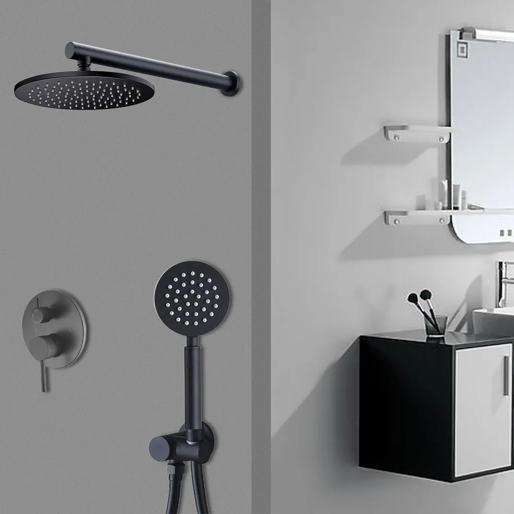 Douche haute pression en laiton - Finis les faibles débits d'eau muraux - 2