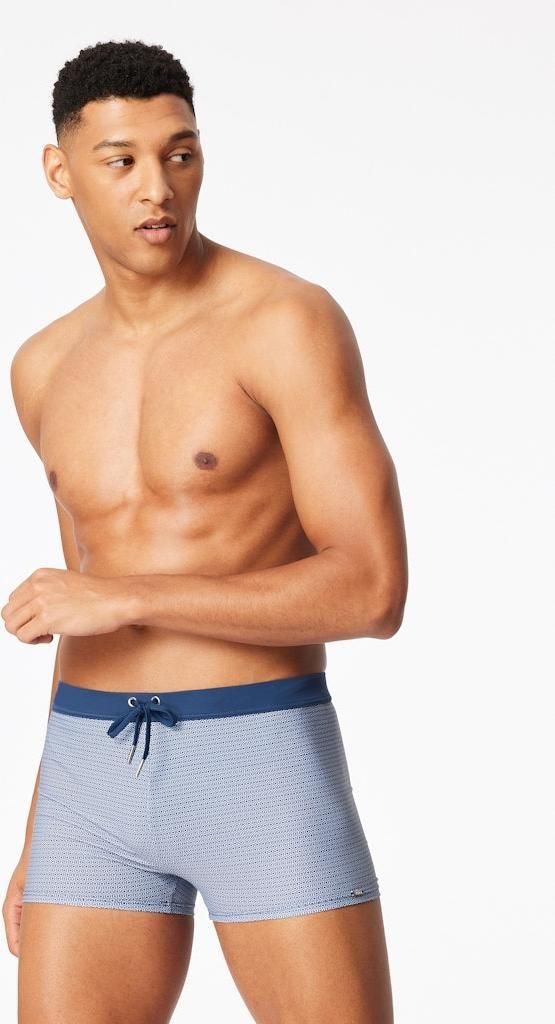 Schiesser Herren Badehose mit Bein Gr. 6 nachtblau