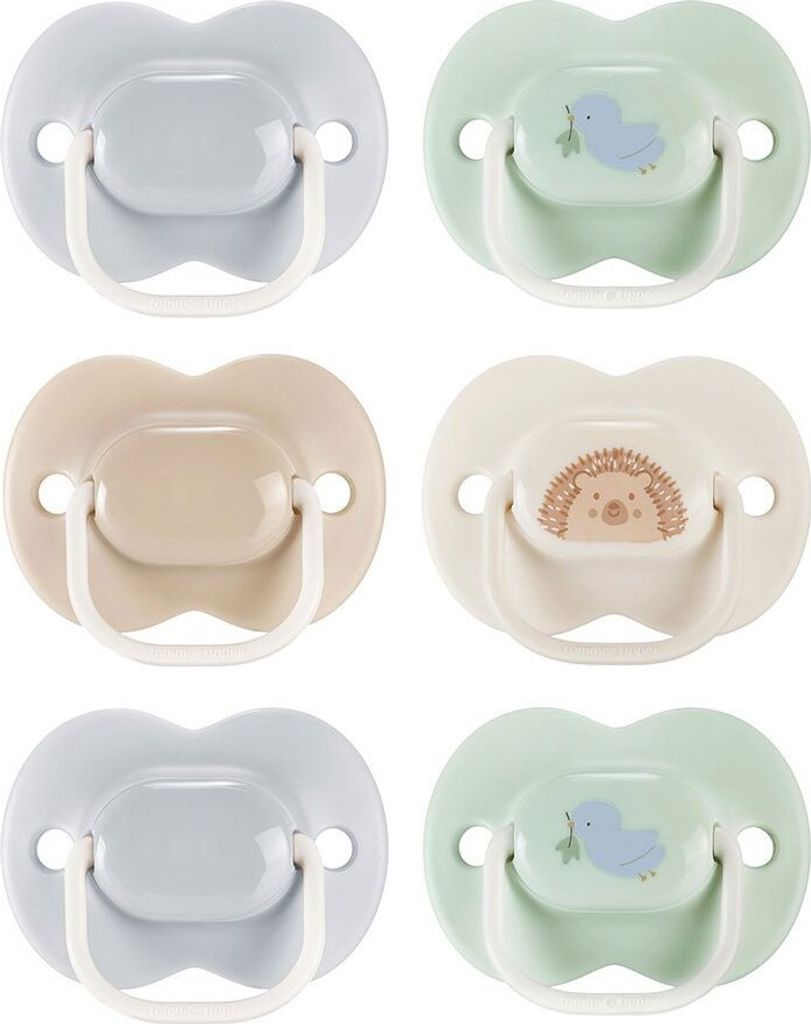 Tommee Tippee Jederzeit Schnuller 6 Einheiten Durchsichtig 0-6 Months Durchsichtig 0-6 Months