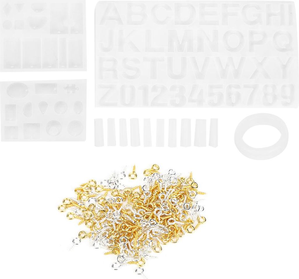 214pcs/Set Ohrring Anhänger Form Kit Silikon Gussformen Set DIY Schmuck Handwerk Zubehör83056
