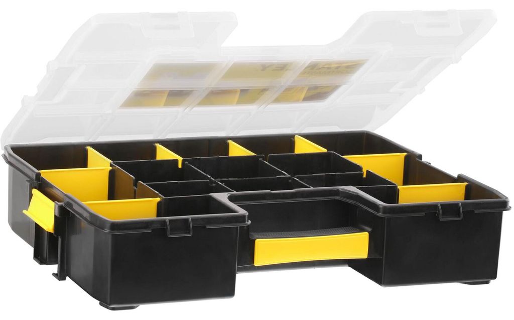 Stanley Organizer SortMaster, Werkzeugkiste, (17 Fächer)