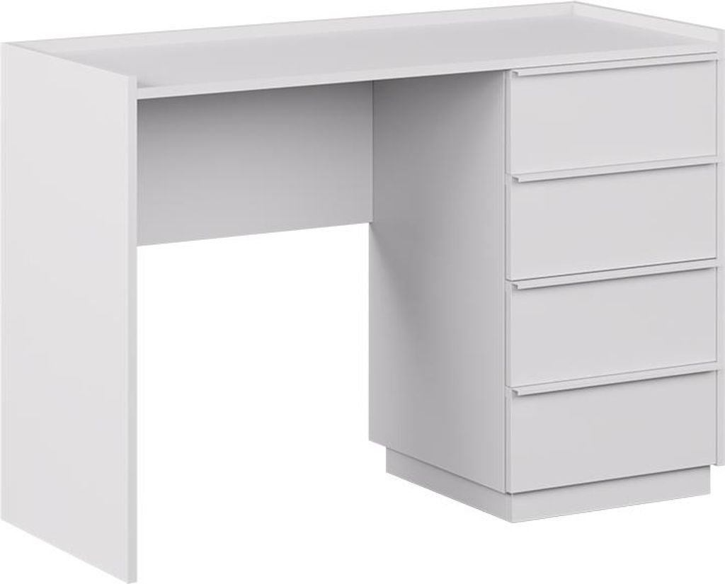 Scrivania Vicco Viktoria Bianco 110 x 45 cm con 4 cassetti, Immagine del prodotto 