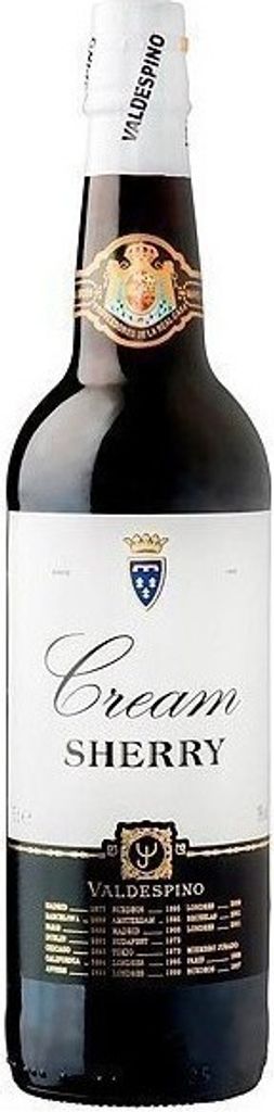 Valdespino Cream Sherry 1L Likörwein Spanien Jerez-Xeres-Sherry 100.00 cl 15.0 %