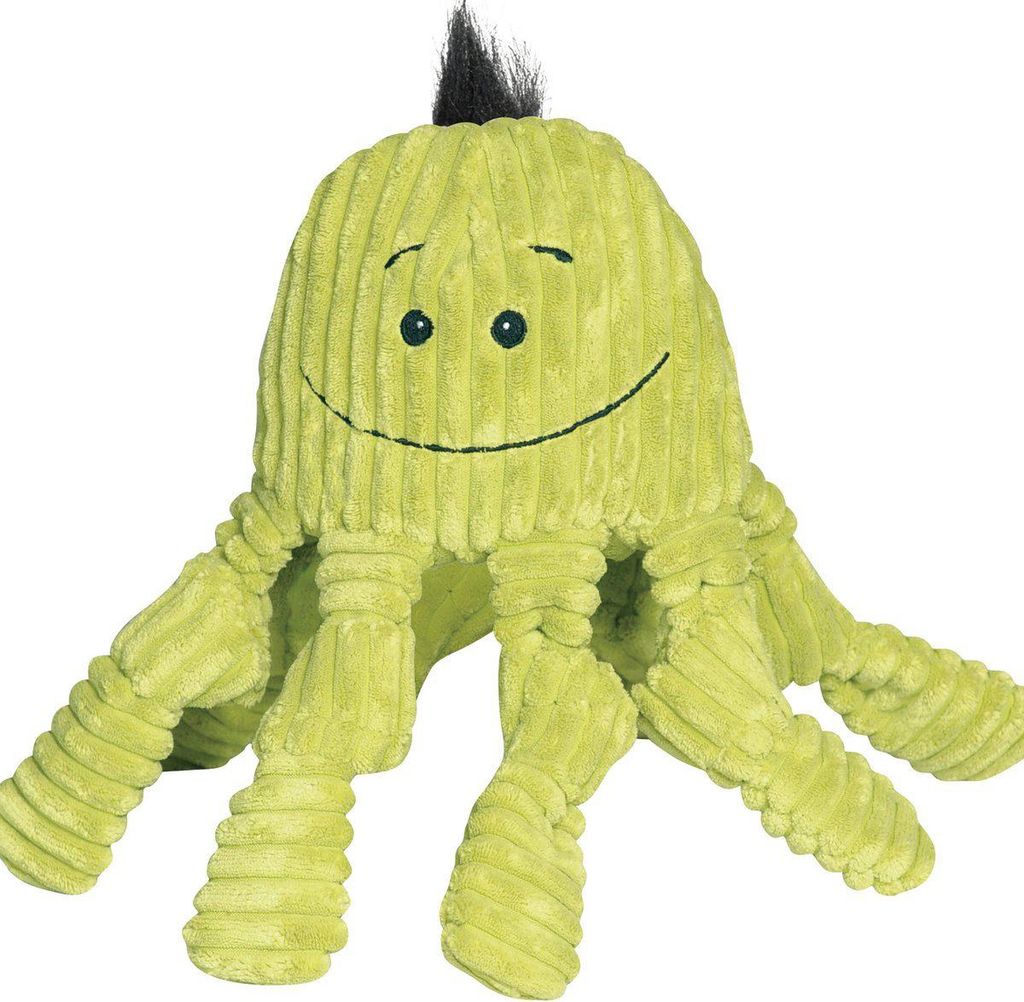 HuggleHounds Octo-Knottie, citron groß 34 x 28 x 13