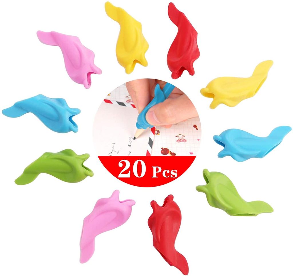 20 Stück Bleistift Grips Kinder, Kinder Bleistifthalter Produktbild 