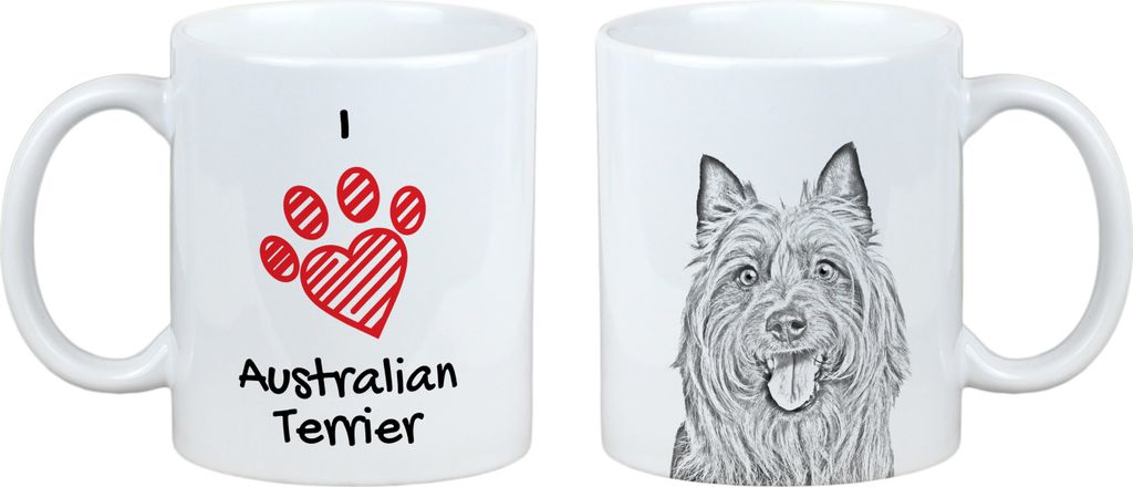 Australian Terrier - Tasse mit Hund, entzückende Tasse mit Grafik, Geschenk mit Ihrem Foto von der Marke Art-Dog