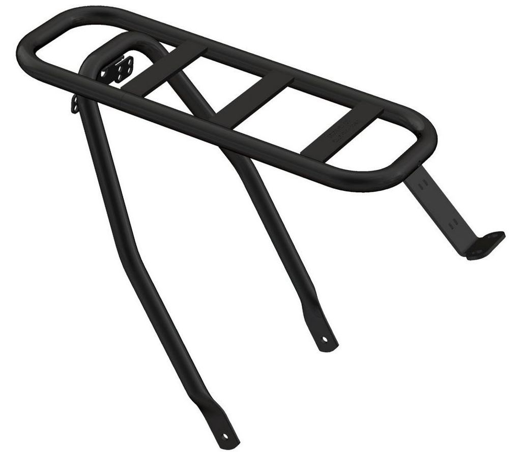Steco Gepäckträger Urabn Arrow Lastenrad matt schwarz Produktbild 