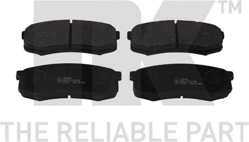 NK Bremsbeläge hinten für Mitsubishi Pajero Toyota 4 Fj Fortuner Land