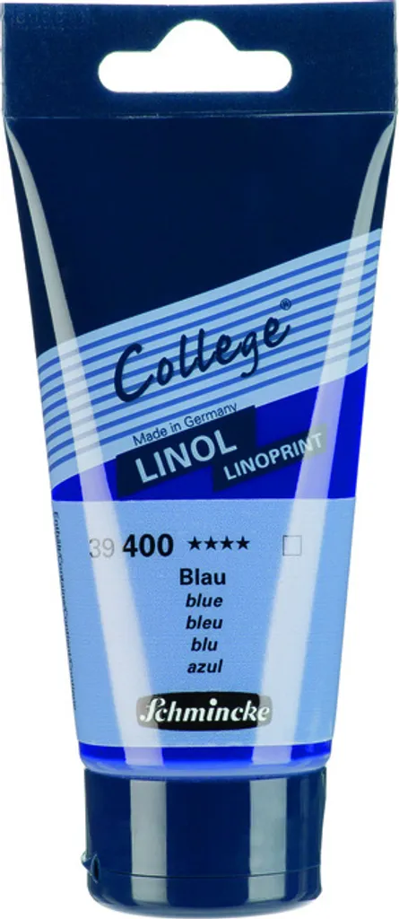 Peinture Linogravure Schmincke College Linol Bleu Intense en 75ml