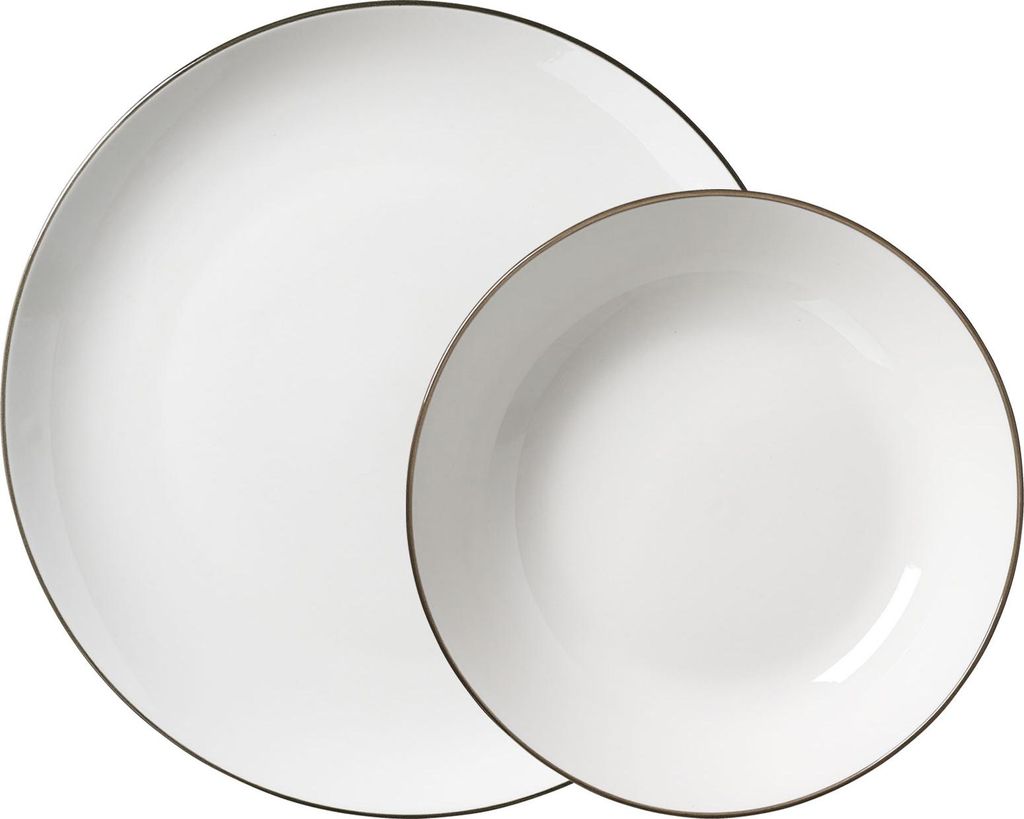 Ritzenhoff & Breker Adela Tafelservice 12-teilig - grau