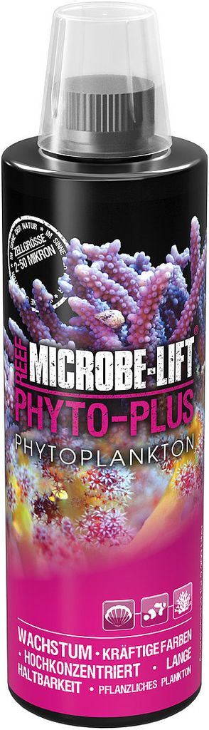 Microbe-Lift Phyto-Plus - Pflanzliches Plankton Korallenfutter 118 ml