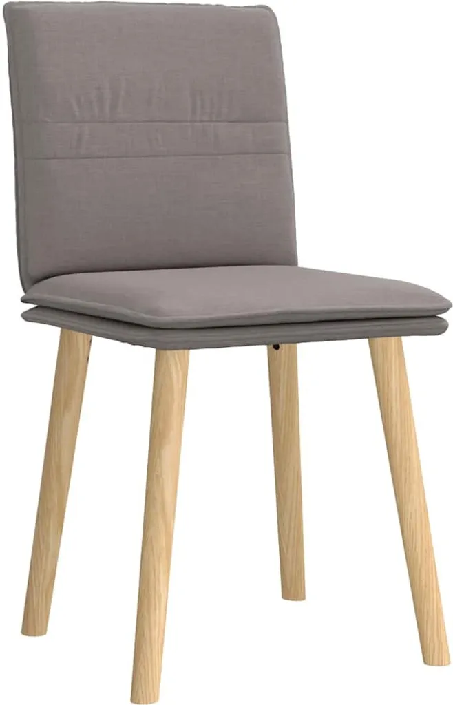 Offerta Set 2 Sedie vidaXL Taupe - Tessuto Resistente e Prezzo Shock - 2