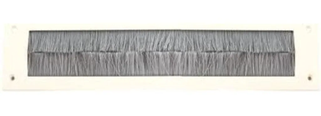 Petite brosse pour boîte aux lettres en nylon noir - Brosse longue 15cm
