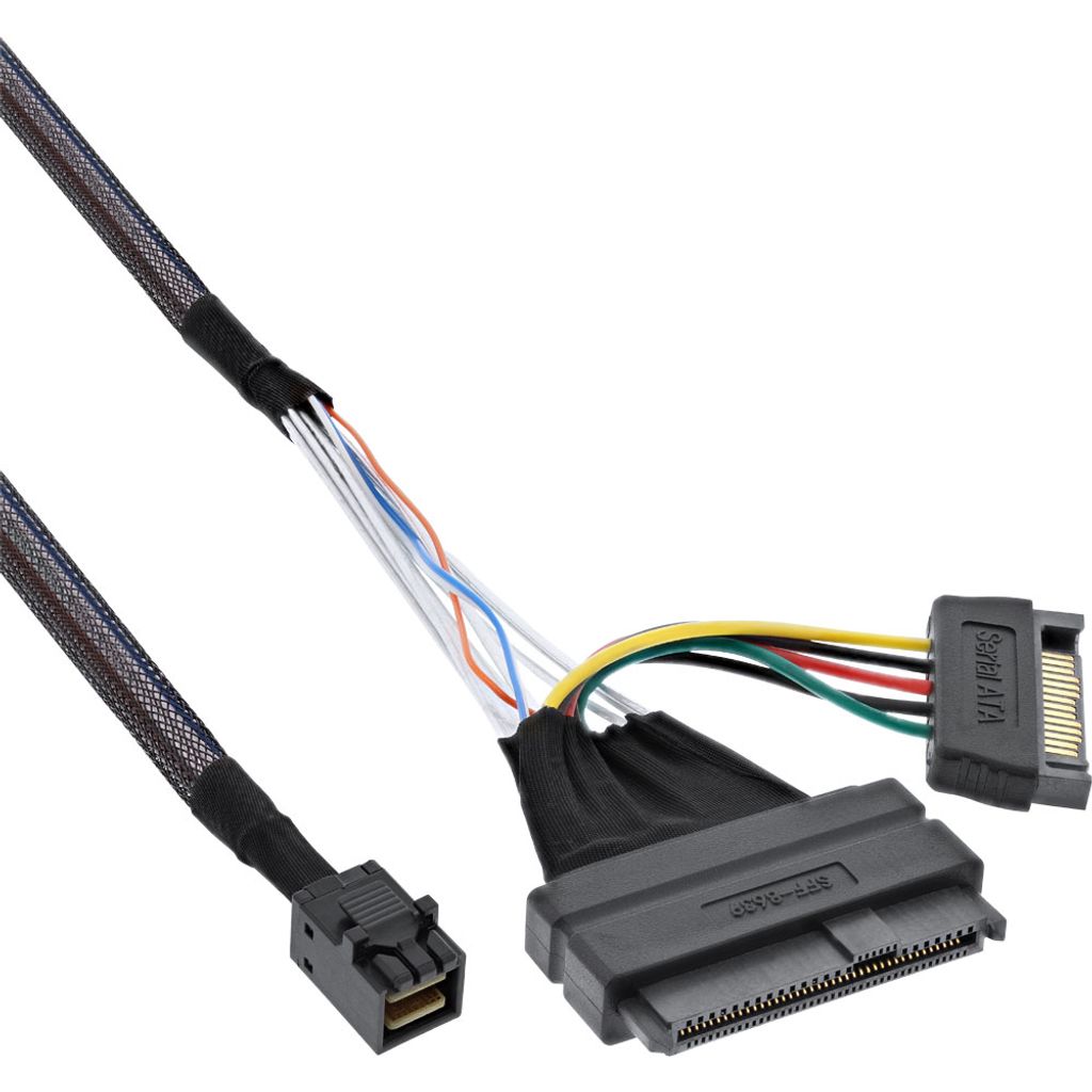 InLine U.2 Anschlusskabel, SSD mit U.2 (SFF-8639) an Produktbild 