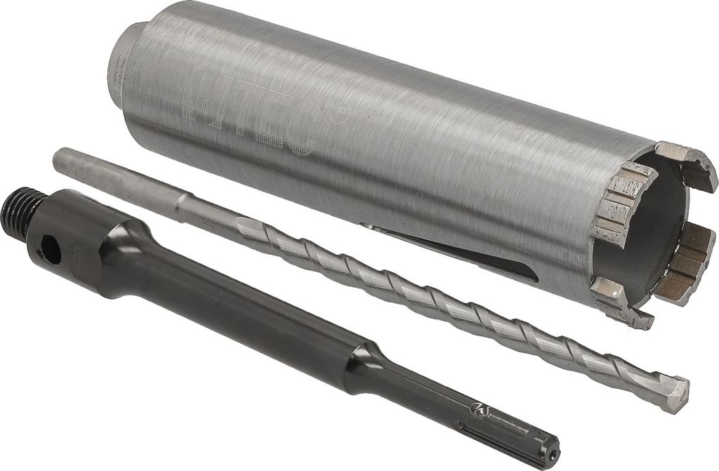 Diamantbohrkrone Ø 52 mm Nutzlänge 180 mm mit SDS+-Aufnahme Produktbild 