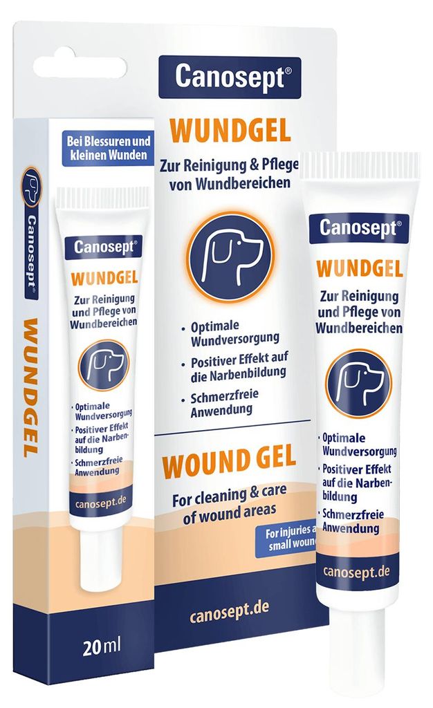 Canosept Wundgel für Hunde 20 ml Produktbild 