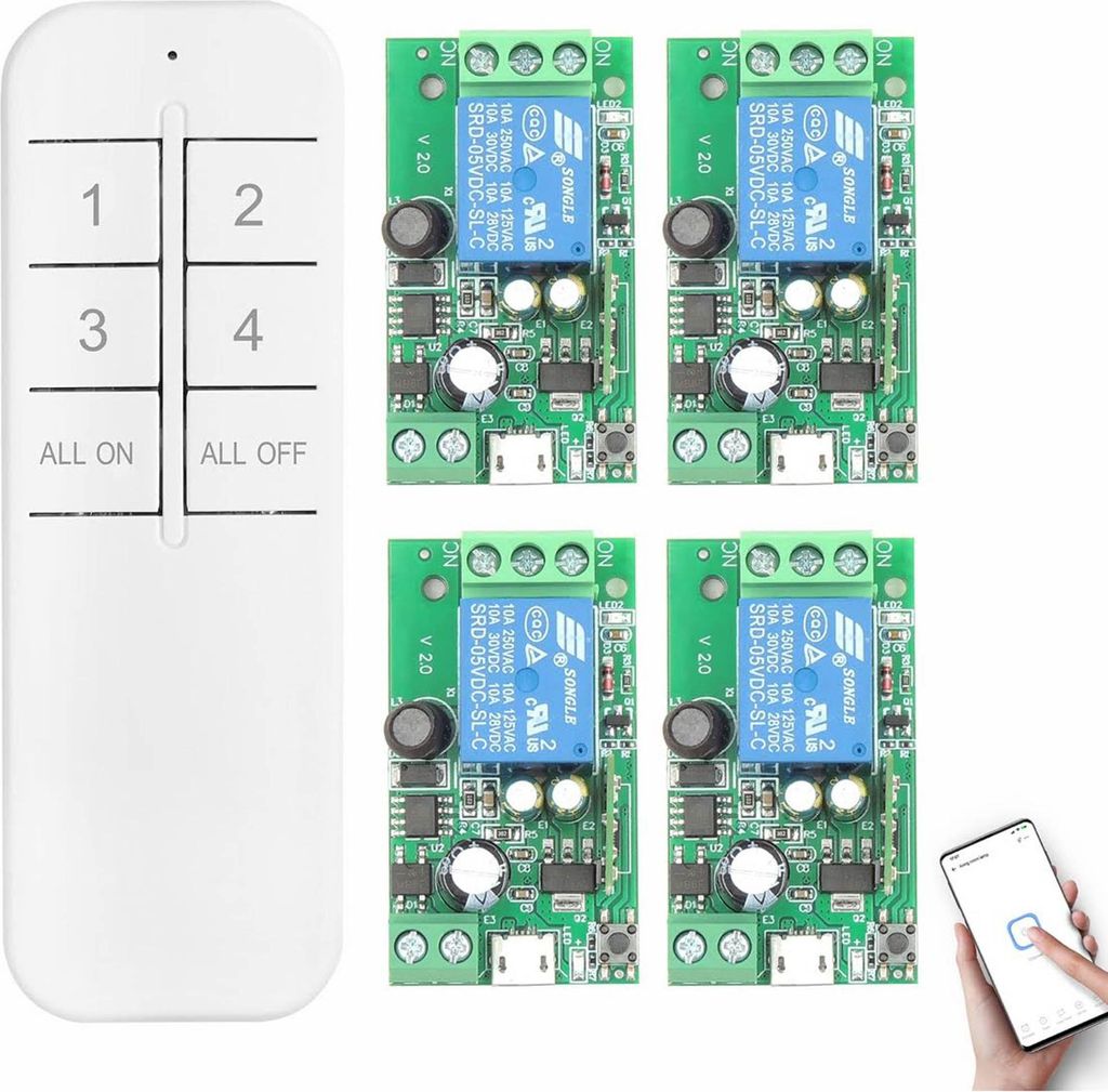 Dieserc Wi-Fi 4x1 Kanalmodul, passiv, 1x Bluetooth-Sender, Produktbild 