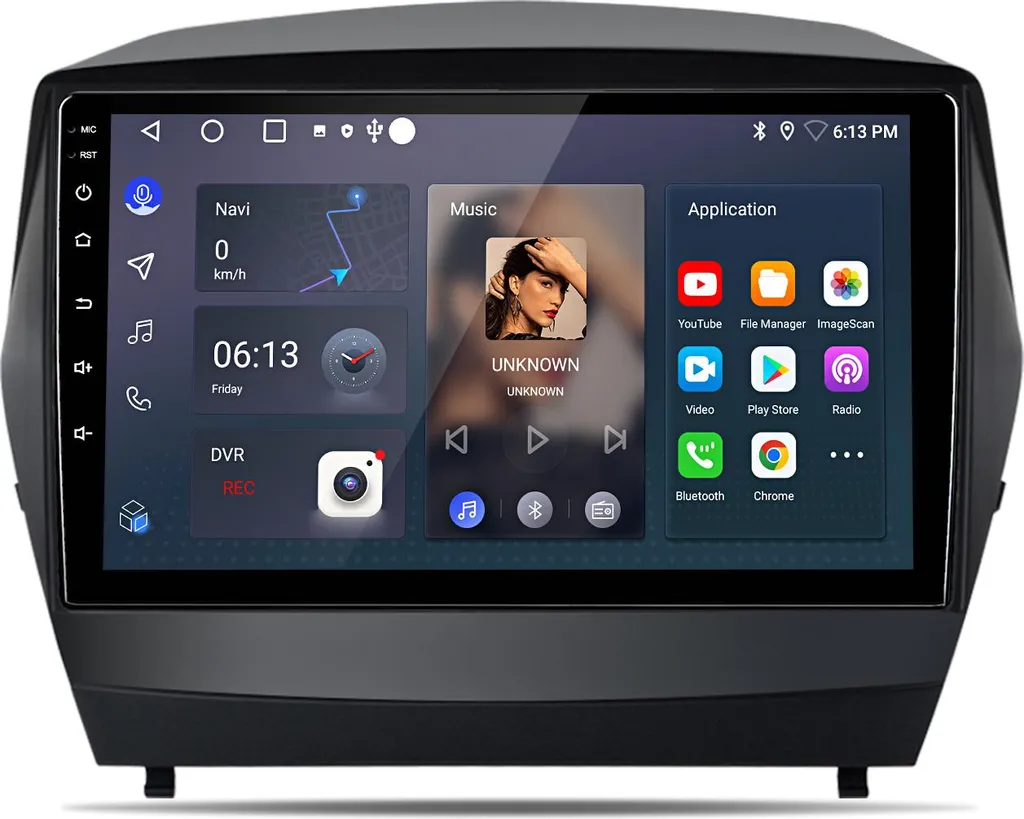 Autoradio Custom Fit Hyundai ix35 2009-2015 9" Android 32GB GPS