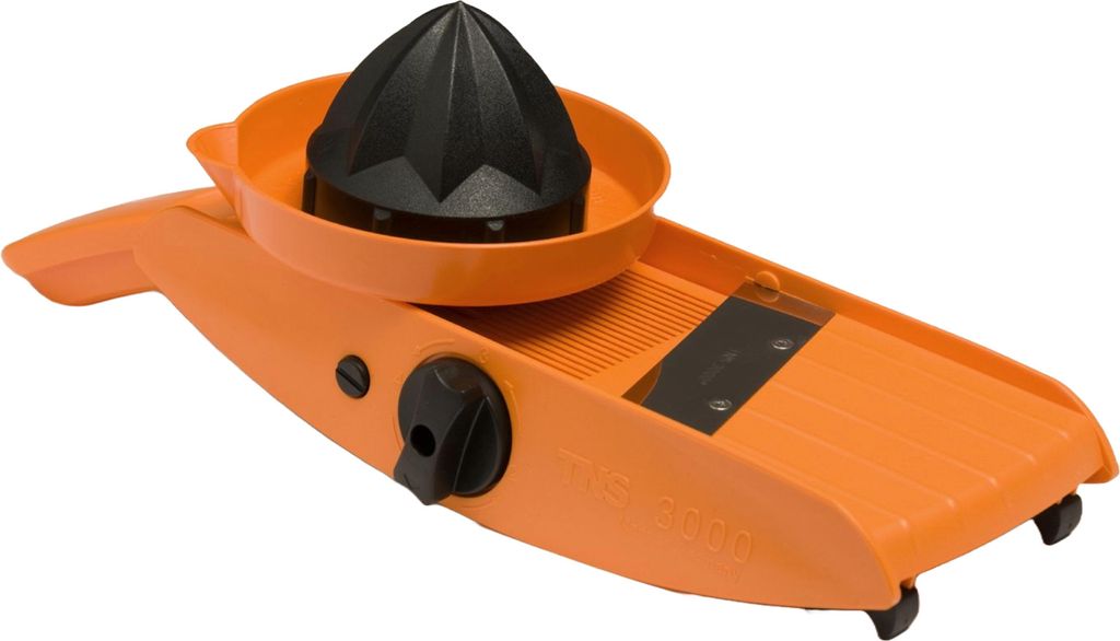 TNS-3000 Orange-Schwarz Gemüsehobel / vegetable slicer "ALL IN ONE" das Original