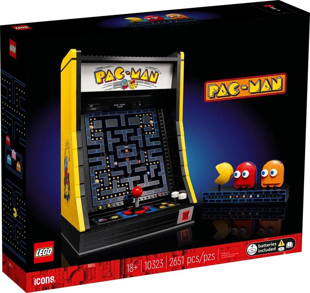 LEGO Icons Pac-Man Slot Machine, Jeu de construction pour Image du produit 